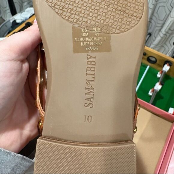 Sam & Libby Brandi Sandal Honey Size 10 - Picture 4 of 8